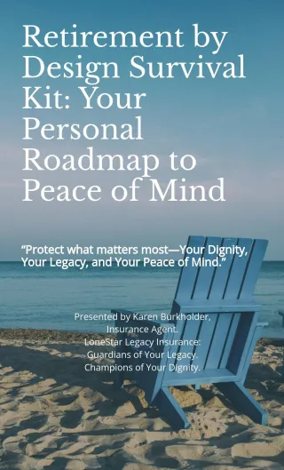 Retirement by Design Survival Kit: Your Personal Roadmap to Peace of Mind