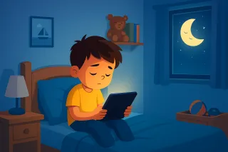اضطرابات النوم عند الأطفال في عصر الشاشات: دليل للأمهات