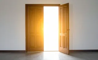 Why no one walks through the open door.