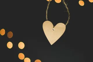 A Little Gold Heart Reminds Me
