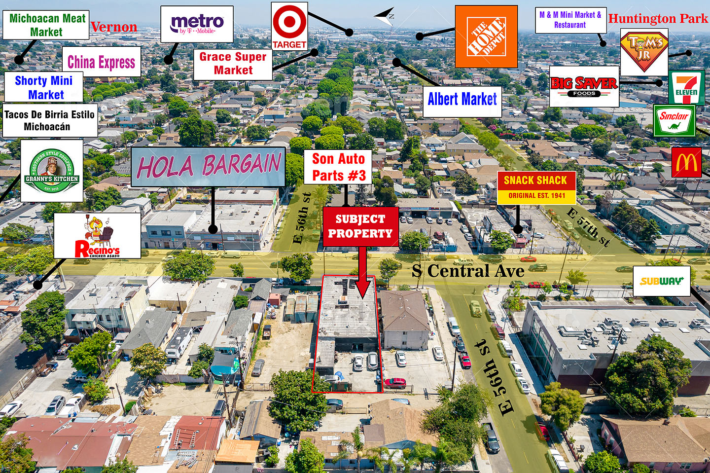 Highlight Surrounding Amenities with Aerial Views