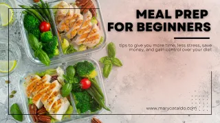 Meal Prep For Beginners