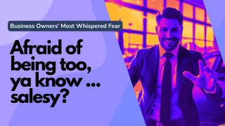 Overcome your fear of the 'S' word
