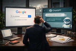 Por qué su empresa no aparece en Google ni en ChatGPT