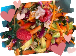 Vibrant and Nutritious: Raspberry Lime Kale Salad for Hormonal Health