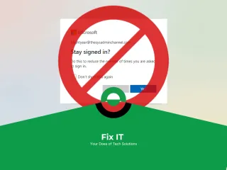 Microsoft 365 Nonstop Sign-In Prompts