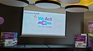 Building a culture of peace at the WeAct Forum