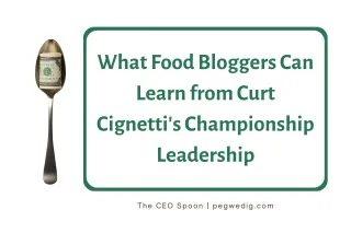 What Food Bloggers Can Learn from Curt Cignetti's Championship Leadership