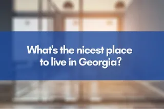 What's the nicest place to live in Georgia?