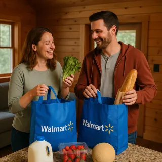 Travel Light: Get Walmart+ Same Day Delivery at Our Cabins
