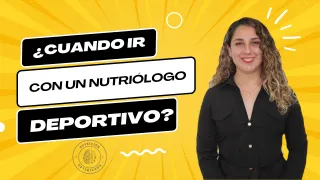 ¿Cuándo ir a un nutriólogo deportivo?