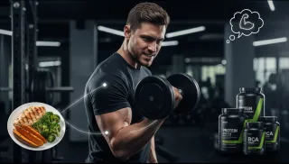 Aumento de masa muscular: guía práctica (nutrición, entrenamiento, suplementos y mentalidad)