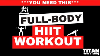 🔥Full-Body HIIT workout (inside)!
