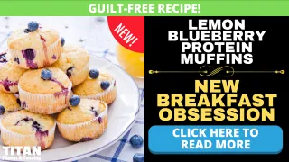 Lemon Blueberry Protein Muffins