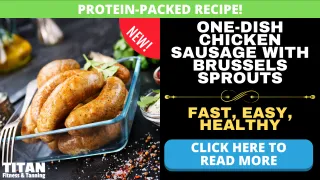 One-Dish Chicken Sausage + Brussels Sprouts = Dinner Win 🥘