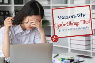 5 Reasons You’re Always Tired & How to Fix It Naturally