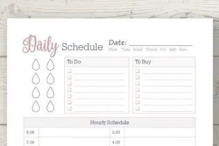 Free Printable Daily Schedule Template