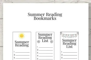 Summer Reading List Printable Bookmarks