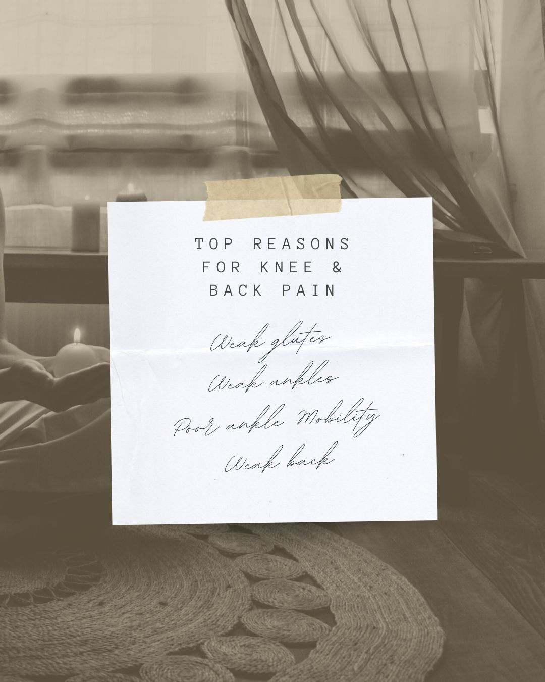 What To Do If You Have Back Or Knee Pain