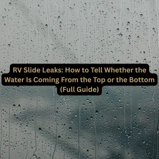 RV Slide Leaks: How to Tell Whether the Water Is Coming From the Top or the Bottom (Full Guide)