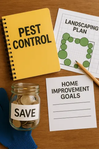 Month 5: Pest Control, Yard Planning & Home Goals