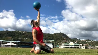 Movement Flow Using A Medicine Ball