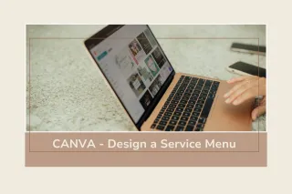 Canva Corner - Design a Product or Service Menu