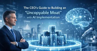 The CEO's Guide to Building an "Uncopyable Moat" with AI Implementation