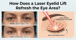 How Does a Laser Eyelid Lift Refresh the Eye Area?
