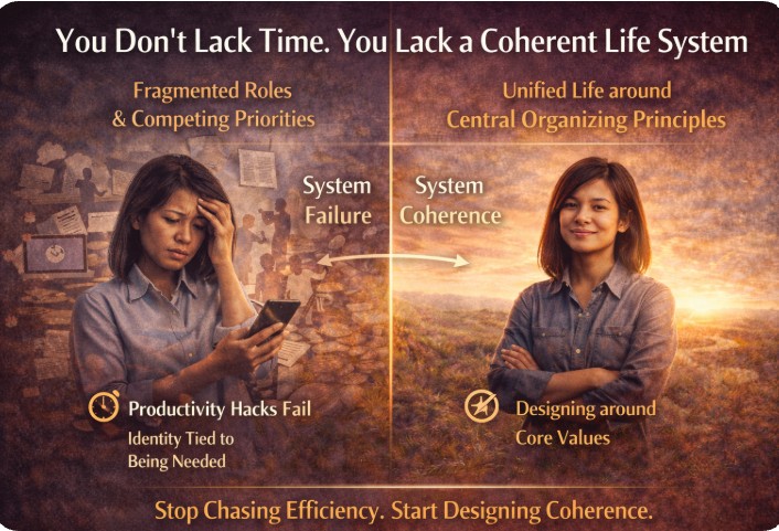 You Don’t Lack Time. You Lack a Coherent Life System