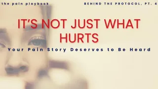 It's Not Just What Hurts