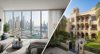 Apartments or Villas? What UAE Buyers Prefer in 2025