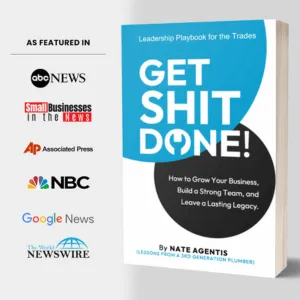 Nate Agentis Launches Bold New Book for the Trades: “Get Shit Done!” Now Available