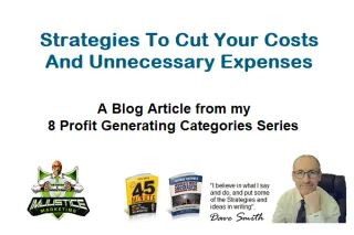 Cutting Costs And Unnecessary Expenses