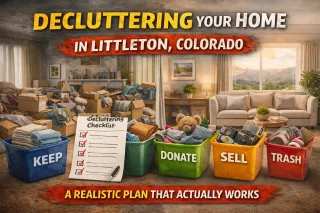 Decluttering Your Home in Littleton Colorado: A Realistic Plan That Actually Works