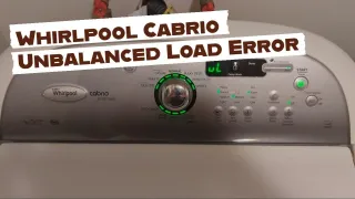 Whirlpool Unbalanced Load Error