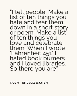 Write your heart out