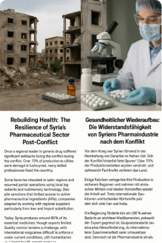 Sanctions and Supply Chains: Navigating the Global Pharma Landscape from Syria