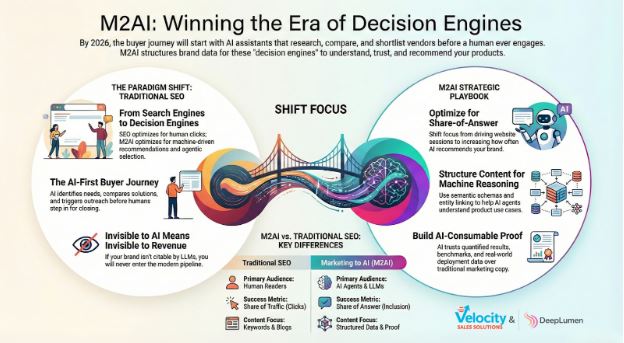 Marketing to AI (M2AI): The New Revenue Engine