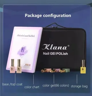 Unleash Your Nail Artistry with Klana's Gel Polish Kit!