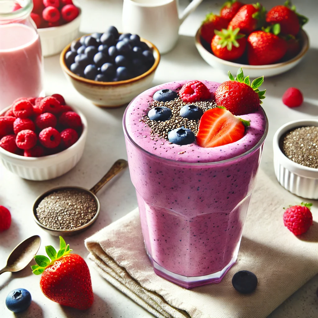 Trending Smoothie Recipe: Berry Blast Smoothie for Weight Loss & Energy 🍓✨