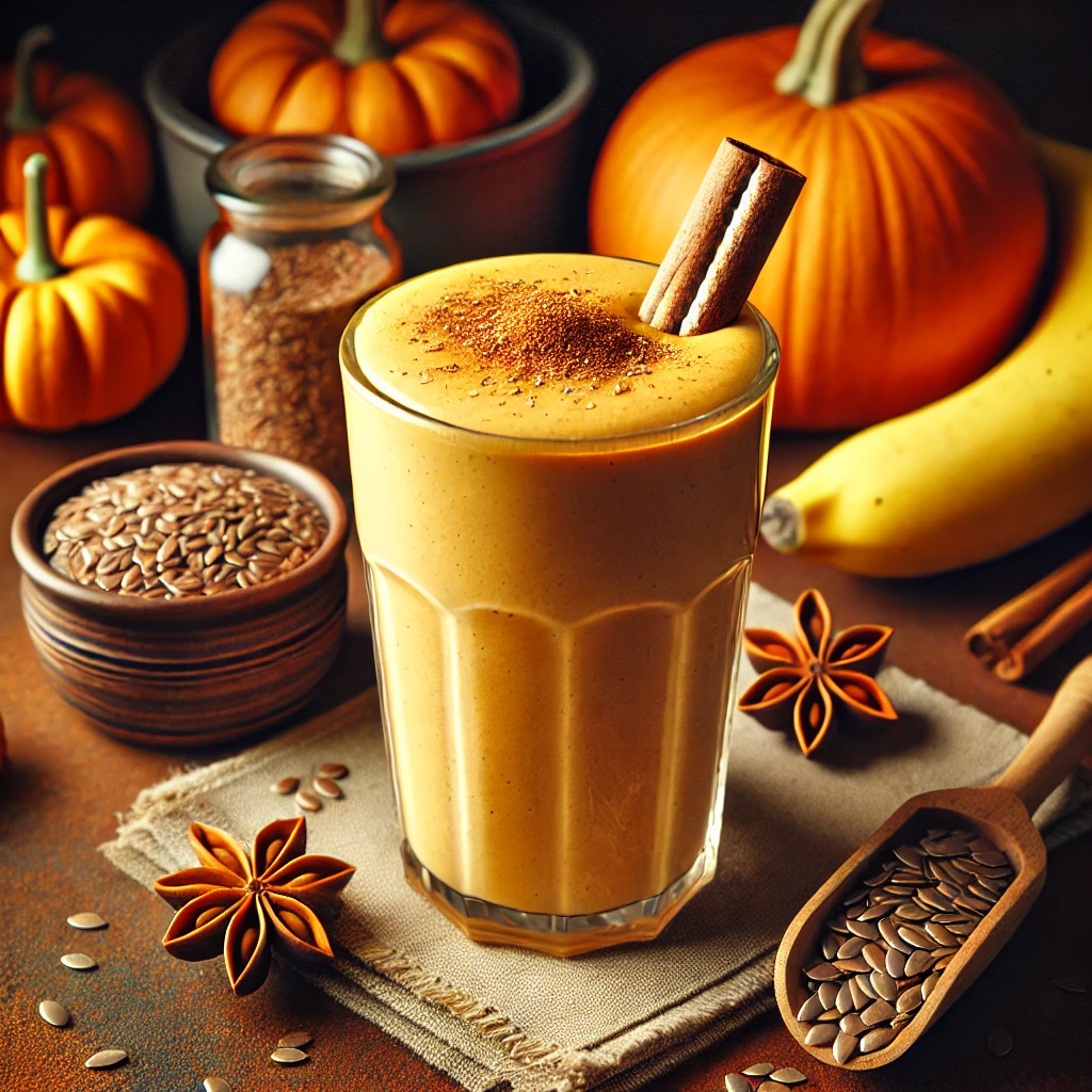 Fall in Love with This Pumpkin Spice Protein Smoothie for Weight Loss 🍂🎃