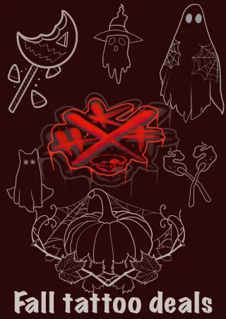 Fall tattoo deals