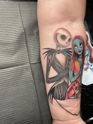 Nightmare before christmas tattoo