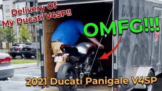 Taking Delivery Of My 2021 Ducati Panigale V4 SP