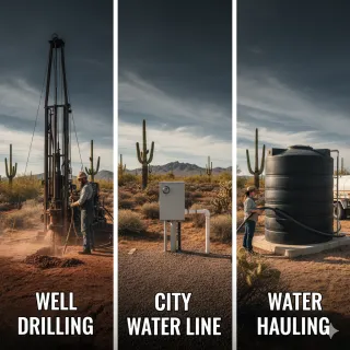 Water in the Arizona Desert: A Guide to Wells, Hauling, and City Lines
