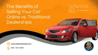 The Benefits of Selling Your Car Online vs. Traditional Dealerships