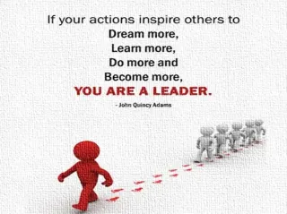 Are you a Leader? Leave Your Foot Print.