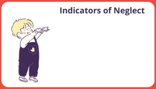 What are the indicators for neglect when considering safeguarding?