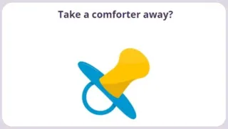 Should you take a toddler’s comforter at bed time because of bad behaviour during the day?